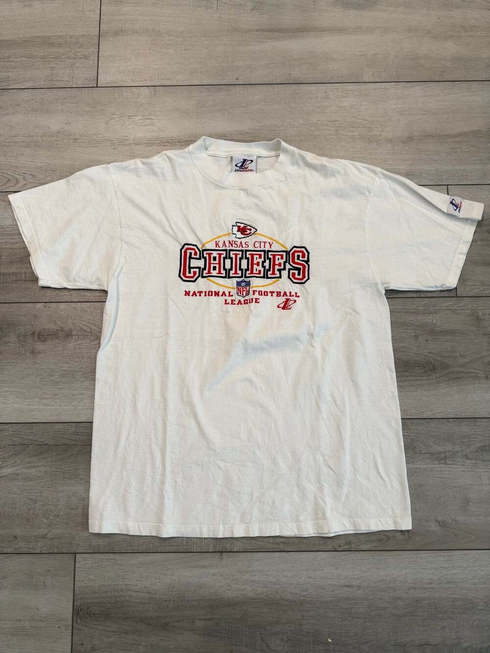 90s Vintage Logo Athletic Kansas City Chiefs National Football League T-Shirt